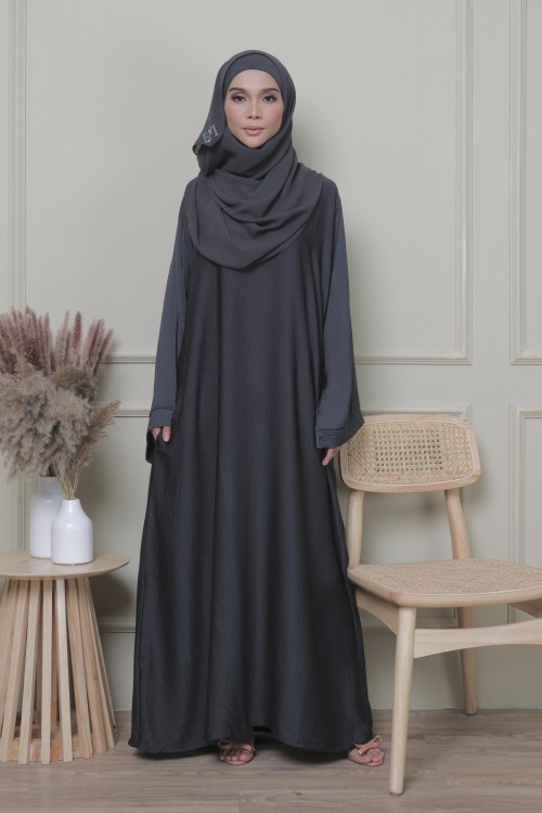 BASIC SOFIE SILK IN DARK GREY